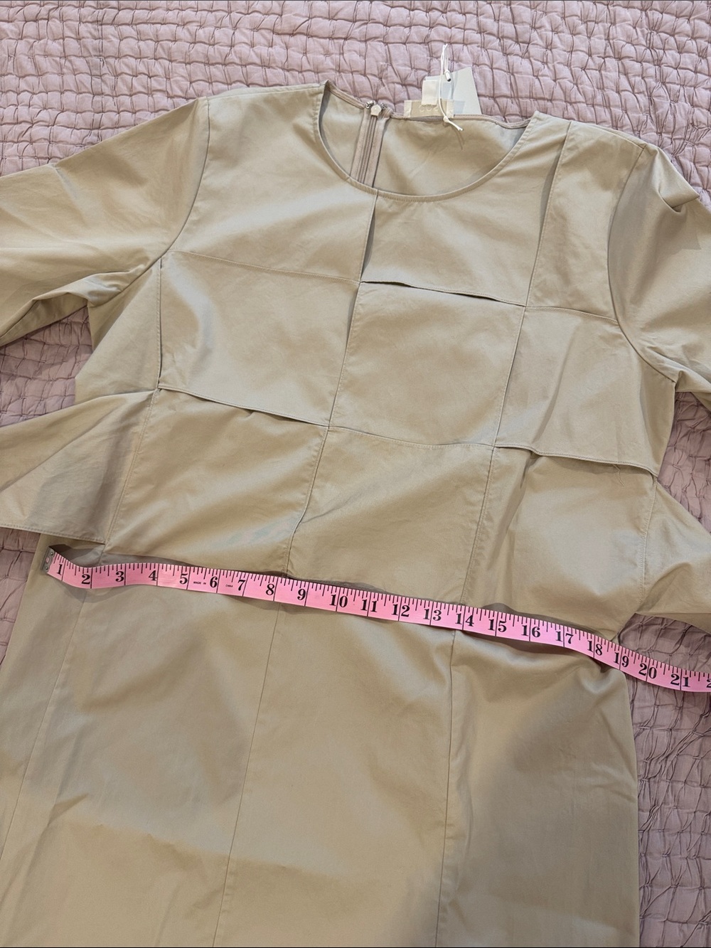 COS Beige Panelled Midi Dress - Picture 6 of 6